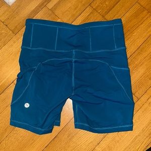 4” Lululemon 5 pocket shorts